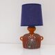 Scandinavian pottery table lamp by Thomas Hellström for Nittsjö, 1970s