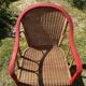 Salon de jardin en rotin vintage