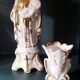 Virgin and Child + small vase. Gilded with fine gold