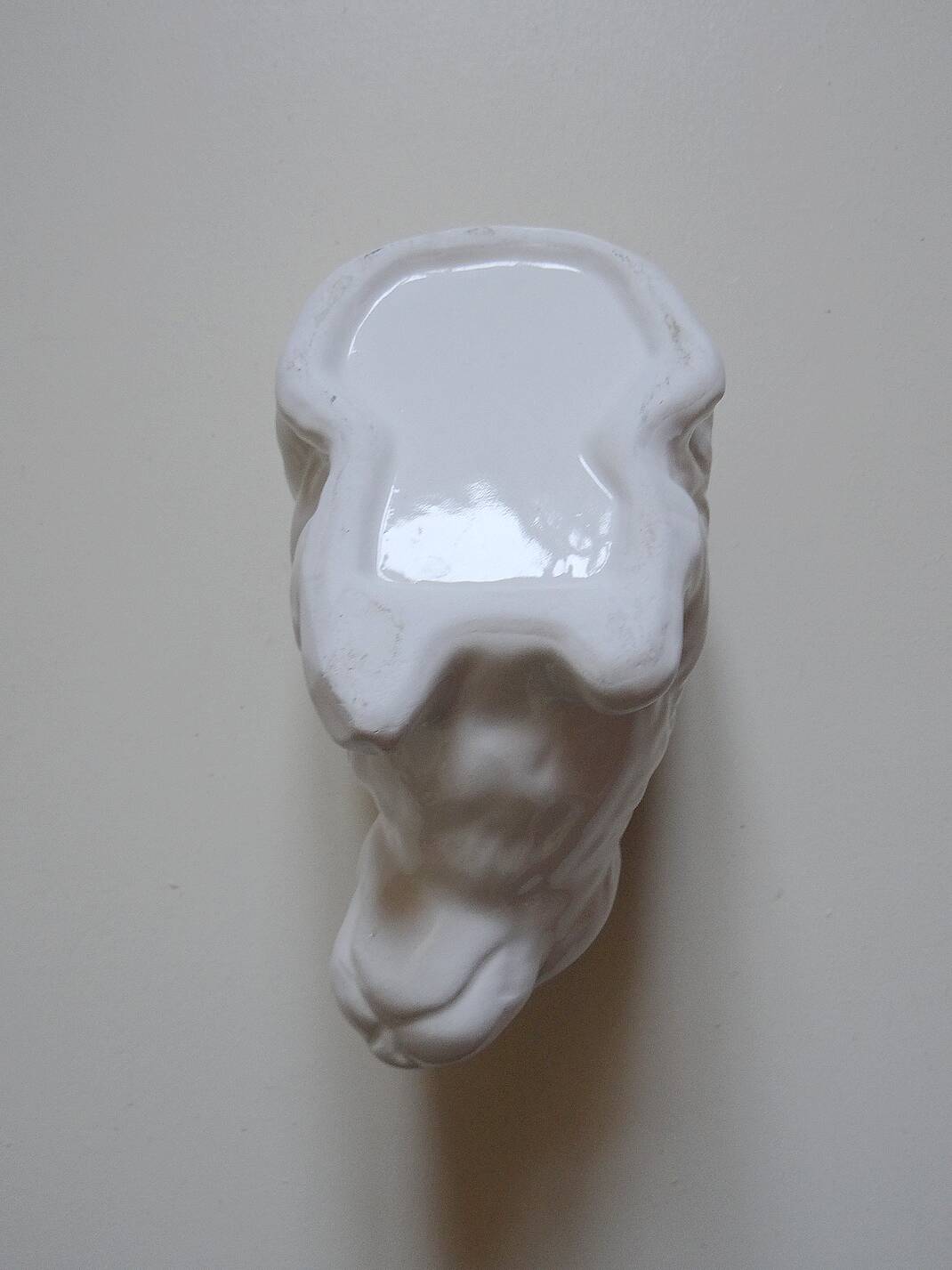 Small earthenware rabbit pot holder