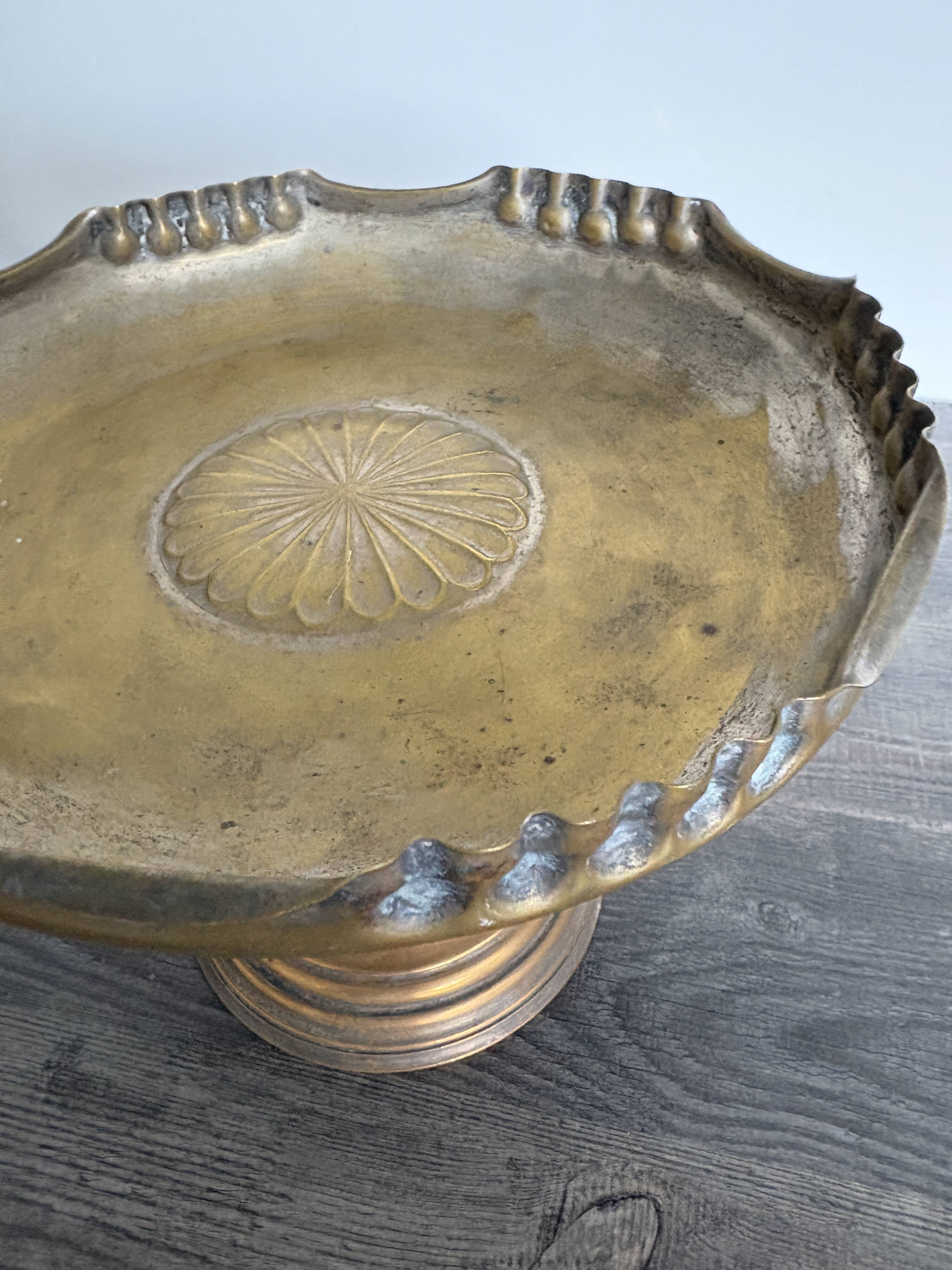 Art Deco gilt metal cup