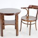 Fauteuil et bureau des années 1910 J & J Kohn Nr.704 , Tchécoslovaquie