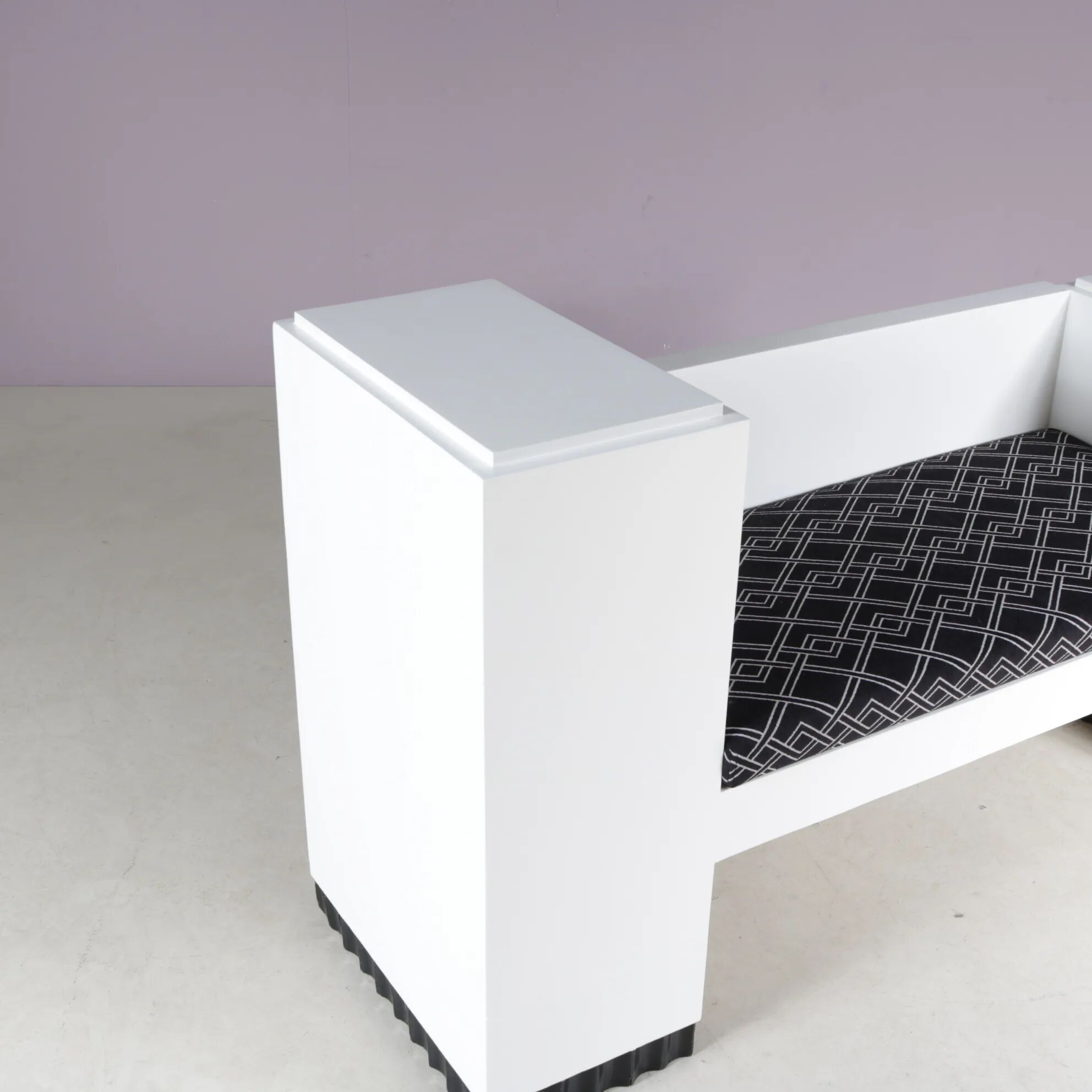 1930s Wiener Werkstätte style bench from Austria