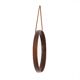 Teak wall mirror by Uno and Östen Kristiansson for Luxus, 1960s