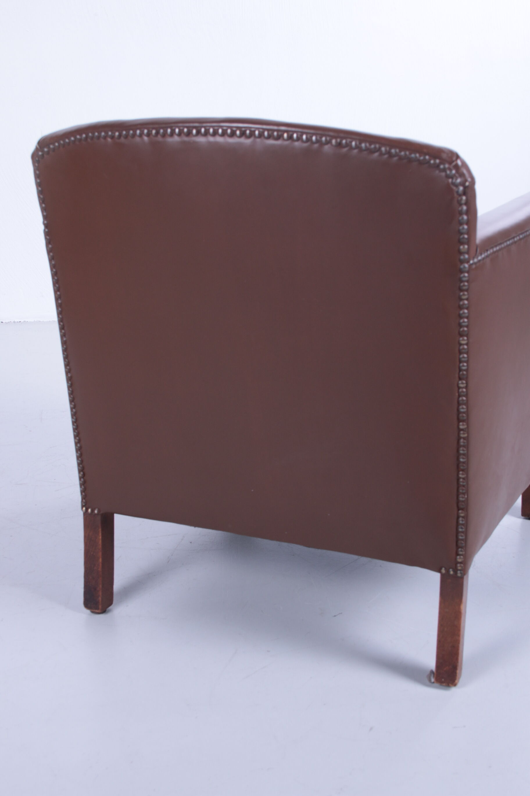 Vintage sheepskin armchair