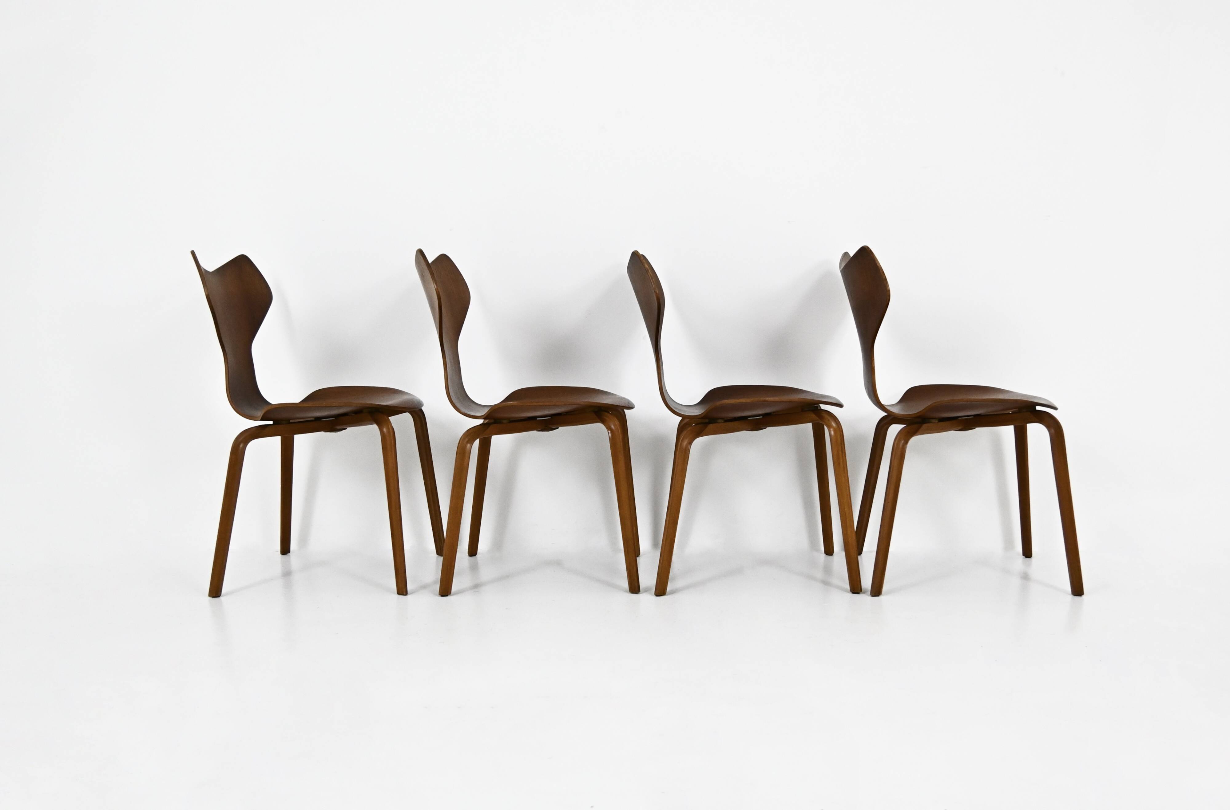 Ensemble de salle à manger par Arne Jacobsen pour Fritz Hansen, années 1950