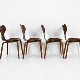 Ensemble de salle à manger par Arne Jacobsen pour Fritz Hansen, années 1950