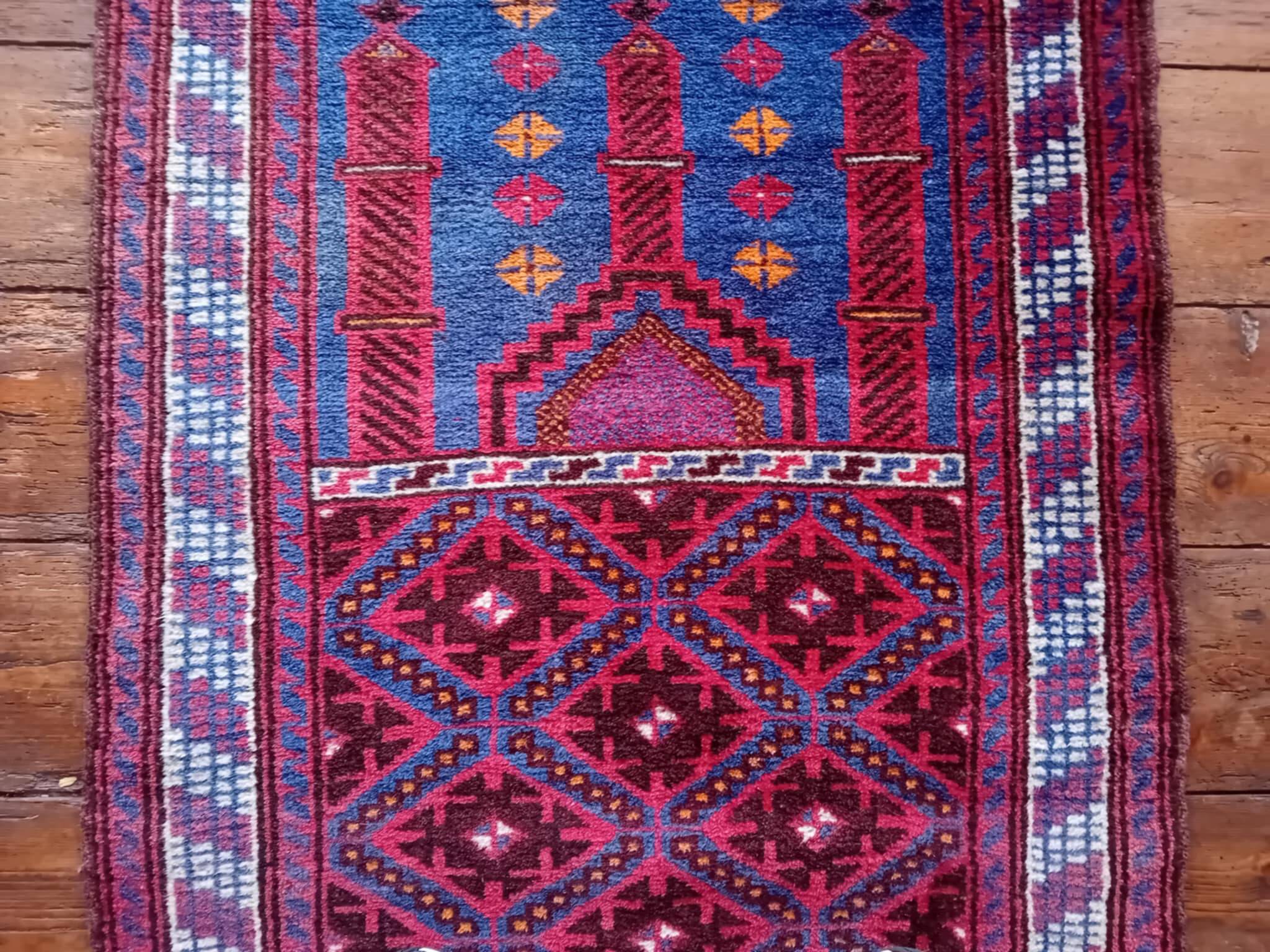 Handmade Afghan Beluch rug