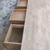 Table 6 tiroirs en bois