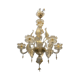 Italian Murano Glass Gold Chandelier by La Murrina