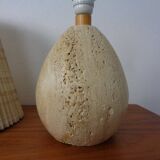 Italian Travertine Table Lamp, 1970s