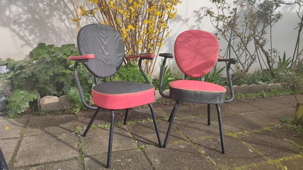 Paire de fauteuils 1950