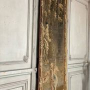 Wool and silk tapestry, door hanging, 18th century