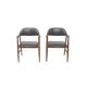 Set of 2 Mahjongg cow horn chairs