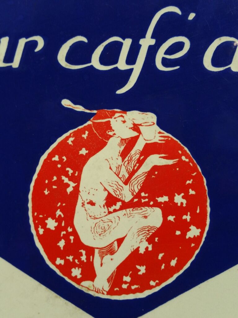 Plaque émaillé La Maison du Café