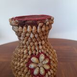 Vintage shell vase