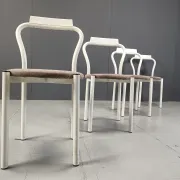Vintage dining chairs by Calligaris, 1980s