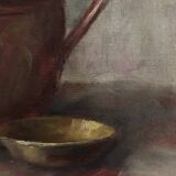 Oil painting on canvas HST still life flowers