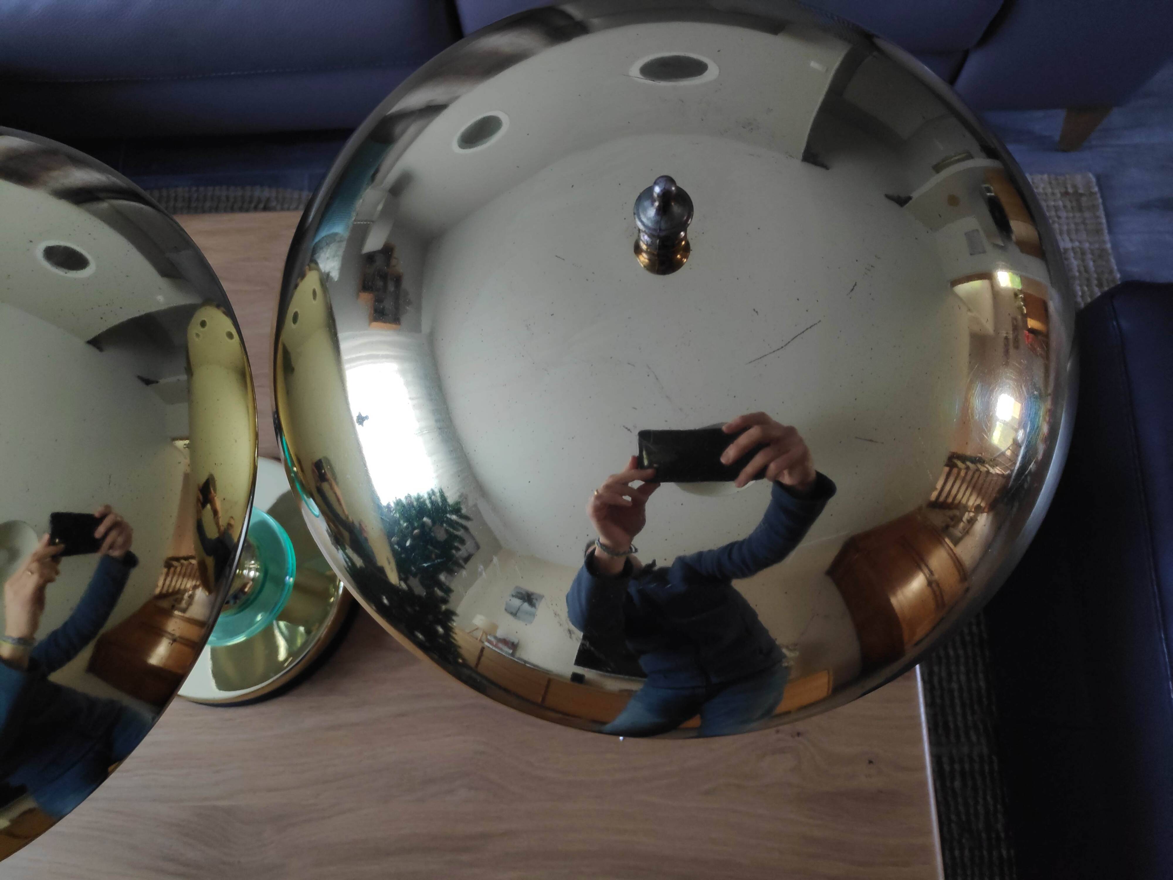 Pair of mushroom lamps model CIMA Lighting Industrial 1970