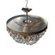 Crystal basket chandelier