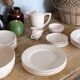 powder pink plate Digoin & Sarreguemines