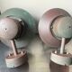 Pair of Classic Danish Vintage Outdoor Wall Lamps in  Copper