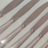 Silver-plated metal cheese knives