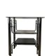 Vintage chrome shelf / audio unit / TV unit