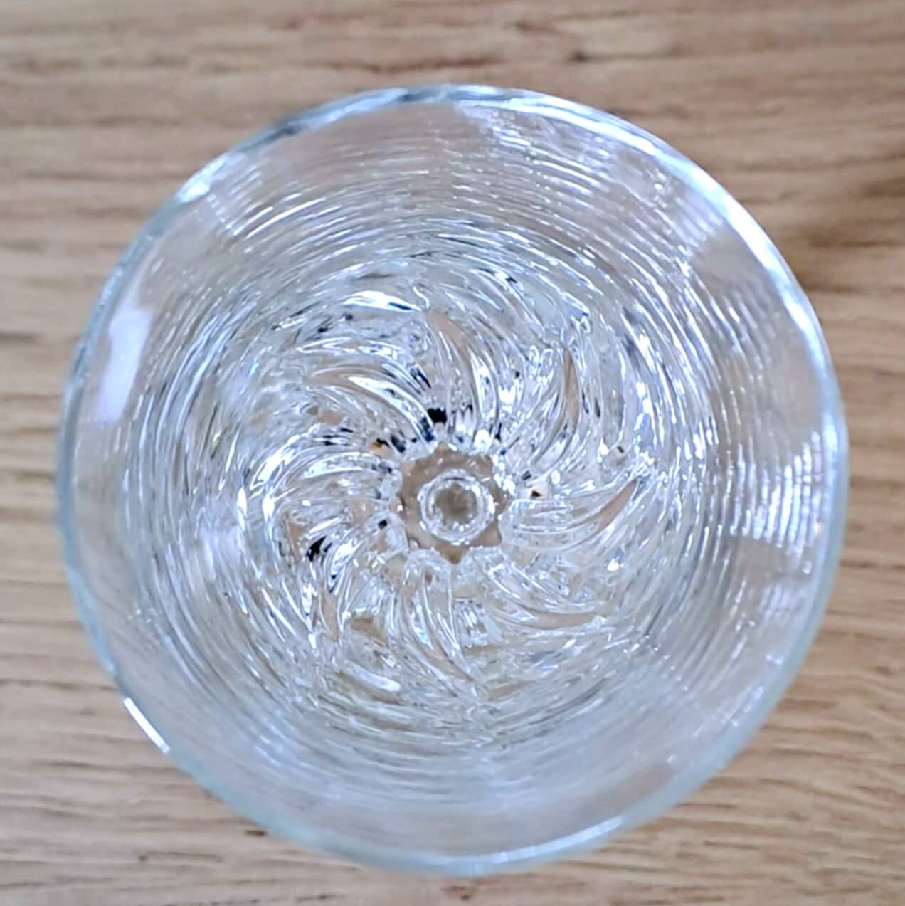 5 crystal stemmed glasses