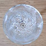 5 verres à pied en cristal