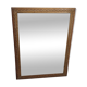 Golden contour wall mirror