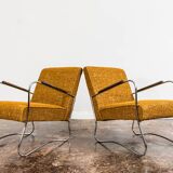 Customizable Pair Of Armchairs, 1950s, Poland.