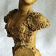 Terracotta bust of a woman signed Torcuato Tasso Y Nadal