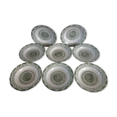8 assiettes creuses en faïence Fine Ware