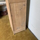 Wardrobe with 1 raw wood door