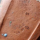 Cendrier céramique artisanale et verre fondu vintage Pieter Groeneveldt