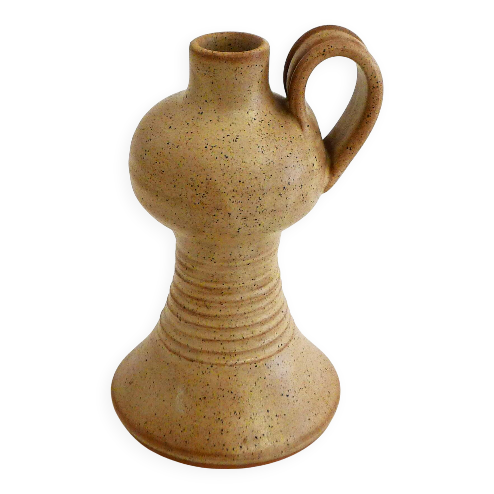 Pichet bouteille en grès Vallauris