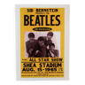 Affiche de Concert Rock The BEATLES AU SHEA STADIUM de NEW YORK 1965