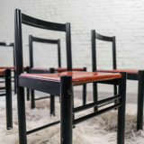 Set of 6 ibisco dining chairs (Italy)