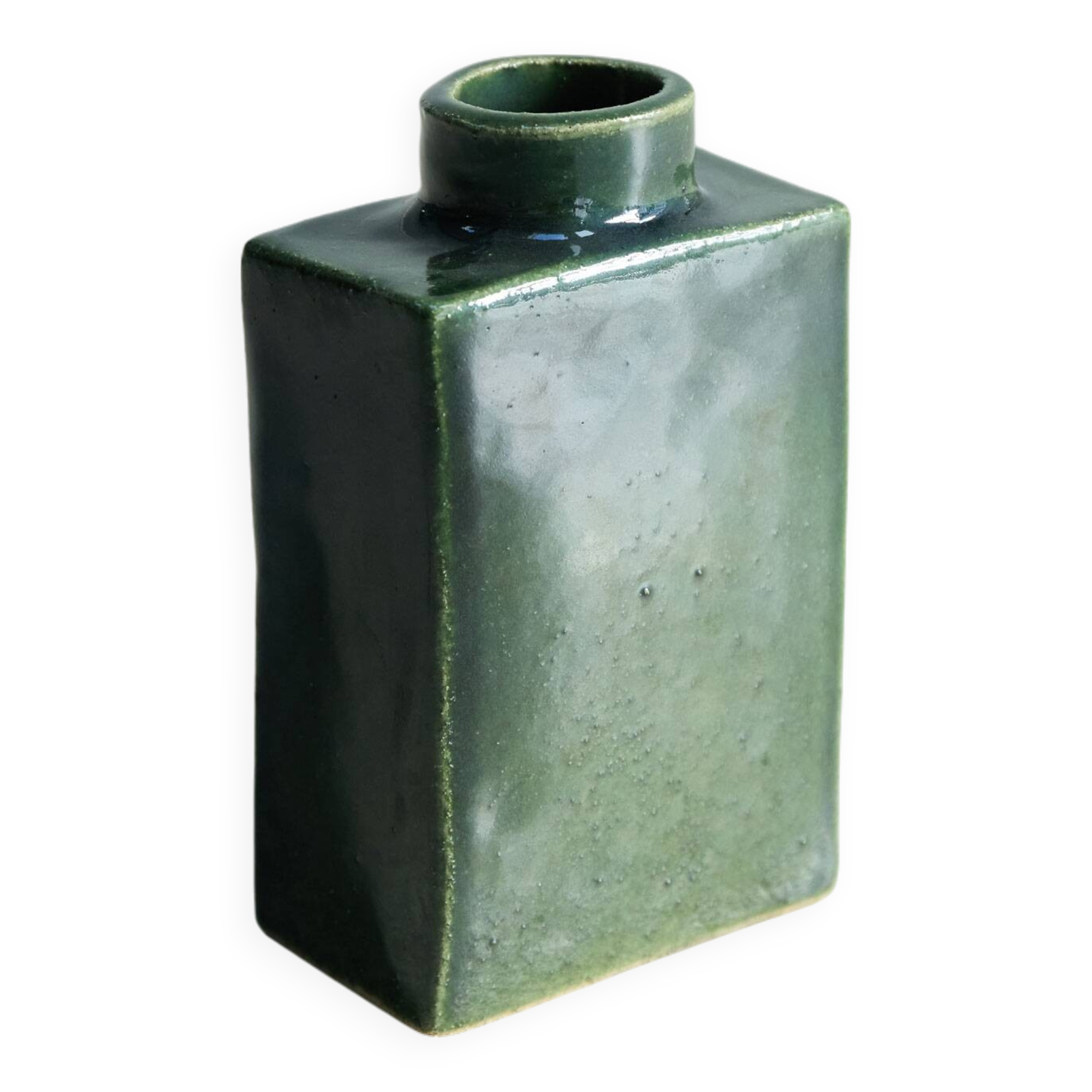 Cuubik Small Emerald Vase