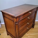 Bureau commode en acajou