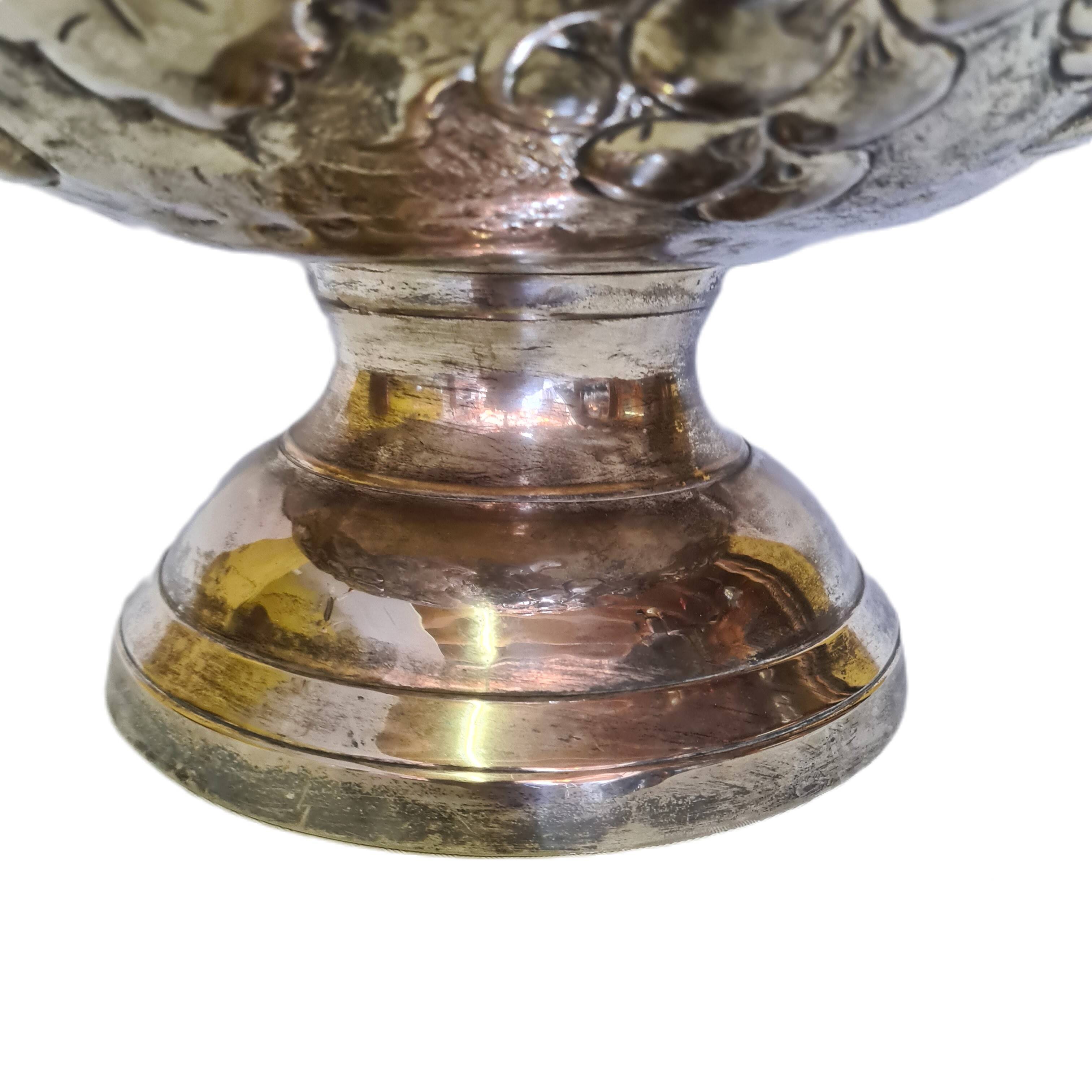 Large Silver Plated Champagne Cooler, Early 20th Century