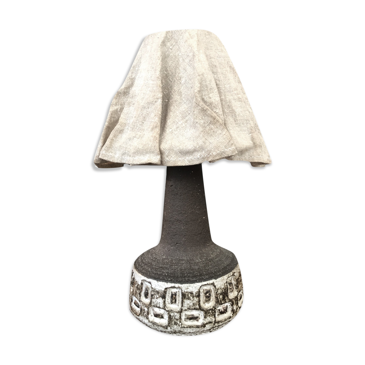 Ceramic lamp, Danish 60s