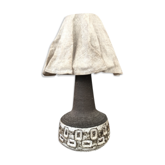 Ceramic lamp, Danish 60s