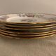 English dessert service 6 plates and 1 Grafton Royal dish