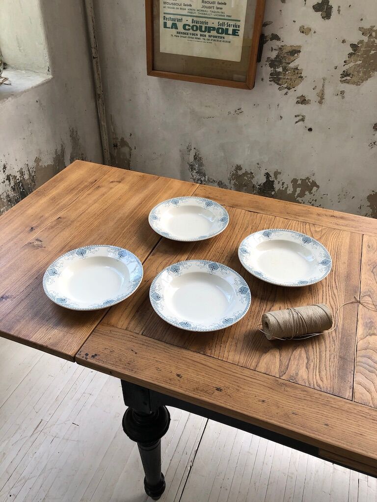 4 plates "Germaines" Sarreguemines