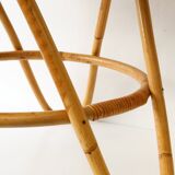 Nice rattan coffee table, vintage