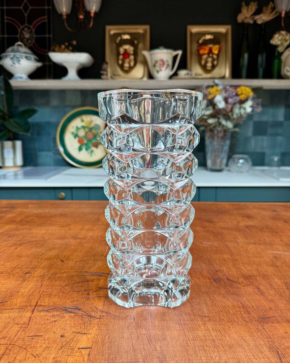 Crystal vase from the 70s