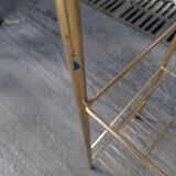 Gilded metal side table