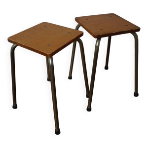 lot de 2 tabourets industriel